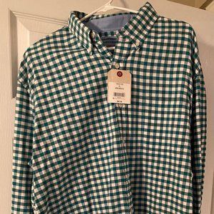 Saddlebred Vintage Oxford Green/White check